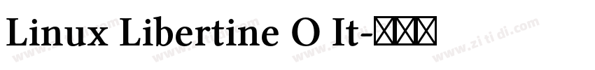 Linux Libertine O It字体转换